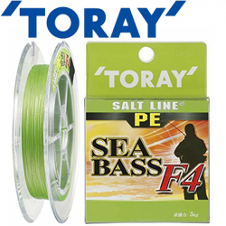 Toray PE Sea Bass F4 Light Green 150m