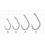 Крючок Nautilus Pro Series Wide Gape Hook BN #6