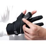 Перчатки Daiwa DG-3025W Titanium Alpha Casting Gloves 2 Cuts [Black] L