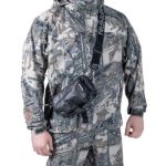 Сумка рыболовная "Yaman" Street Fishing MultiLock S-Pouch, 13,5х22х8 см, цв. серый камуфляж