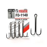 Двойной крючок Fanatik FD-1140 № 1 (в уп.шт. 4)