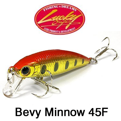 Lucky Craft Bevy Minnow 45F
