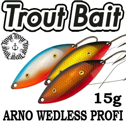 Trout Bait "Arno Wedless Profi" 15гр.