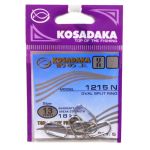 Кольца заводные овальные Nickel 15mm 28kg (5шт.) Kosadaka 1215N-15