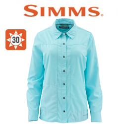 Simms Women's Isle LS Shirt, Sea Breeze