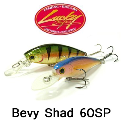 Lucky Craft Bevy Shad 60SP