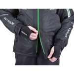 Костюм-поплавок мужской зимний ХСН "Angler prosport", hardguard, черный (зеленые молнии) (52-54/182)