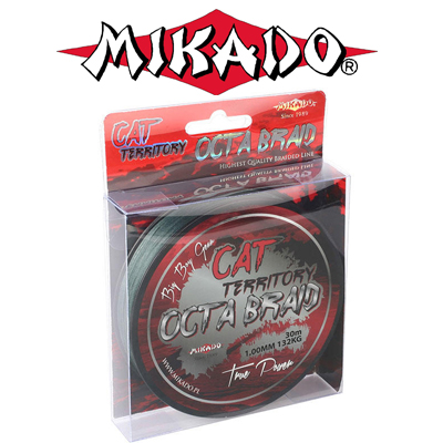 Mikado Cat Territory Octa Braid 30m Green