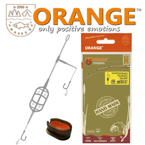 Orange #42/1 Classic Flat Method Leadcore + Mould Оснастка карповая