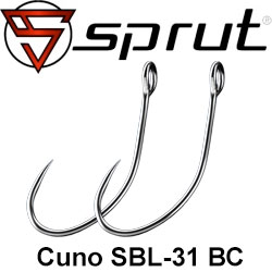 Sprut Cuno SBL-31 ВС (Single Barbless Bait Hook)