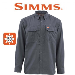 Simms Coldweather LS Shirt, Oxford Blue