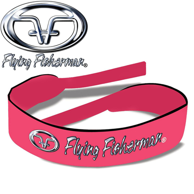 Flying Fisherman 7635PIN Pink Logo Neoprene Retainer