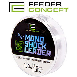 Feeder Concept Mono Shock Leader Clear 100m