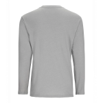 Футболка Simms Logo LS Shirt, Cinder Heather, XL