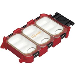 Коробка Gamakatsu GM2484 Quick Case RED - 3 отделения внутри