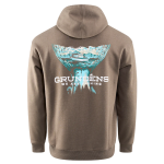 Толстовка Grundens Salmon Tailscape Hoodie, Otter Heather, 3XL