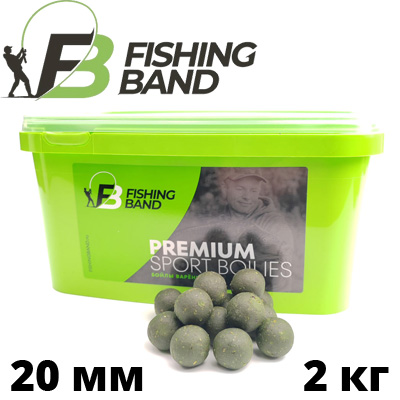 Fishing Band Бойлы вареные прикормочные 20 мм 2 кг