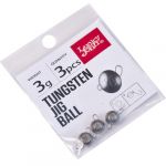 Груз-головки Lucky John Pro Series Tungsten Jig Ball вольфрамовые разборные 3г 3шт.