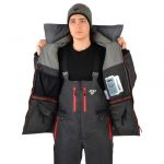 Костюм-поплавок зимний ХСН "Rescuer VII comfort", hardguard, серый (58-60/188)