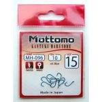 Крючок Mottomo Kantuki Marusode 096 Nickel black №12 50 шт