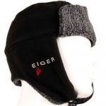 Шапка-ушанка "Eiger" Korean флисовая, зеленая
