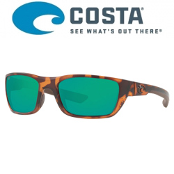 Costa Whitetip 580P Matte Retro Tortoise/Green Mirror