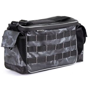 Сумка рыболовная "Yaman" Base Lure Bag L, 36х22х15 см, цв. серый камуфляж + 3 коробки LUNO 20