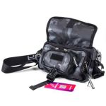 Сумка рыболовная "Yaman" Street Fishing MultiLock S-Pouch, 13,5х22х8 см, цв. серый камуфляж