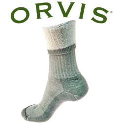 Orvis Mid Weight Comfort Socks 3 Pk Olive