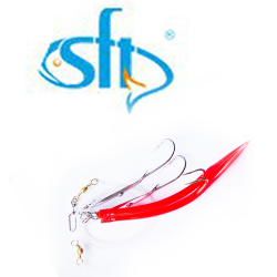 Монтаж SFT 2 червя 2 блесны