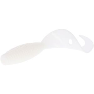 Силиконовая приманка Mikado Twister 64мм 1.0гр. цвет WHITE {6шт.} молоко, ароматизир. (PMTBT-64-WH)