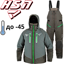 ХСН "Rescuer III New" -45, Hardguard, серый (зеленые молнии)