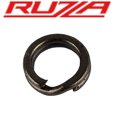 Ruzza Flat Split Ring Black