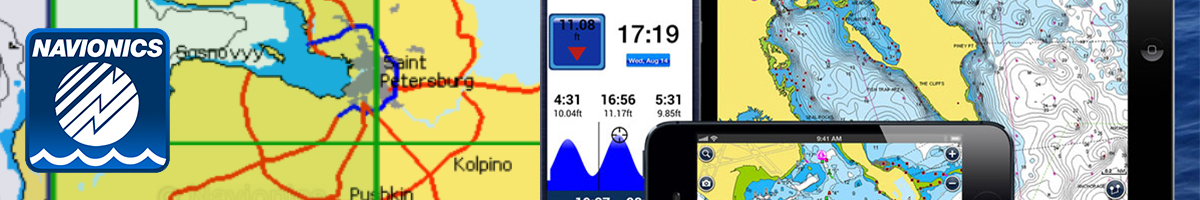 Карта Navionics Neva river with bay 5G295S