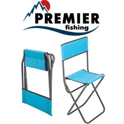 Premier Fishing (T-PR-FC-395S-LB) Стул складной со спинкой