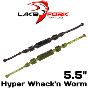 Lake Fork Hyper Whack'n Worm 5.5"