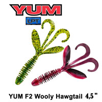YUM F2 Wooly Hawgtail 4.5"