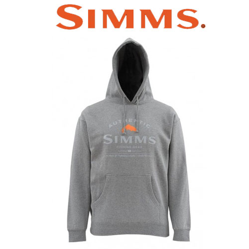 Simms Badge of Authenticity Hoody Gunmetal Heather