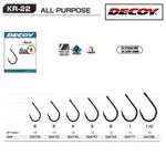 Крючки Decoy KR-22 Black Nickeled #3