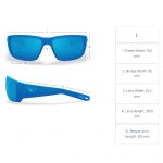 Очки поляризационные Costa Corbina 580 GLS Matte Black/Blue Mirror 580G, Large 