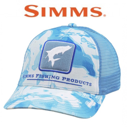 Simms Tarpon Icon Trucker Cloud Camo Blue