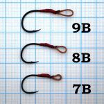 Крючки для воблеров и блесен Smith Sure Hook Heavy Duty Vertical №8B (4шт./упак.)