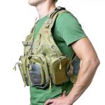 Жилет рыболовный разгрузочный Tramp Angler хаки, S/M