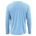 Термофутболка Simms SolarFlex LS Crewneck - Solid, Faded Denim, XXL