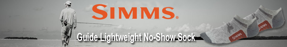 Simms Guide Lightweight No-Show Sock