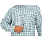 Рубашка Simms BugStopper LS Shirt, Storm Plaid, XL