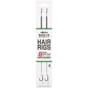 Поводок готовый Korda Basix Hair Rigs Wide Gape №6 18lb (KBX015)