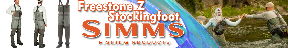 Simms Freestone Z Stockingfoot, Dark Gunmetal