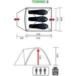 Палатка Premier Fishing Torino-3 (PR T-3-GR)