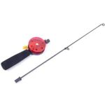 Удочка штекерная зимняя Namazu "Ice Perch Fishing", L=60 см, с катушкой d=90 мм, стеклопластик